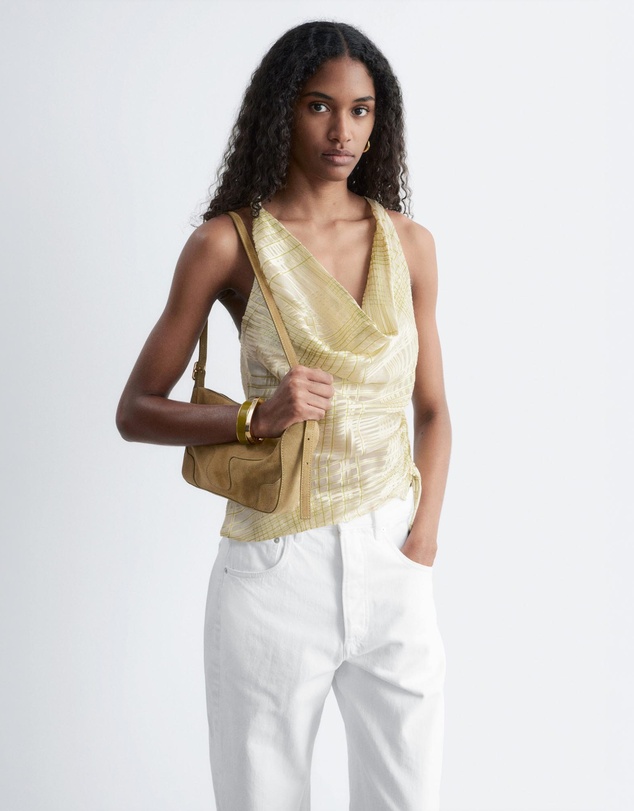 & Other Stories - Cowl-Neck Drawstring Top