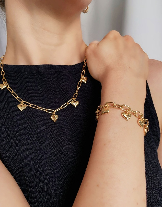 Jackie Mack - Pop Hearts Charm Necklace