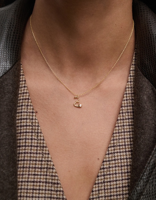 PDPAOLA - Initial 2026 Z Pendant Necklace