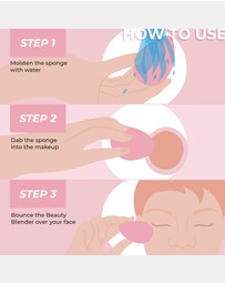 MCoBeauty - Colour Changing Makeup Blender Sponge