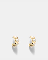 MIMCO - Jovie Pearl Hoop Earrings