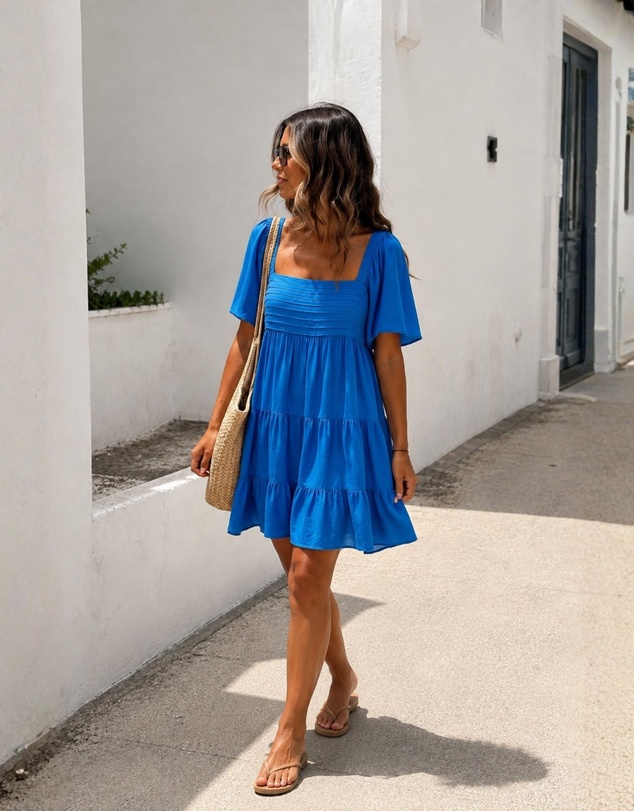 Esther & Co - Jody Dress - Blue