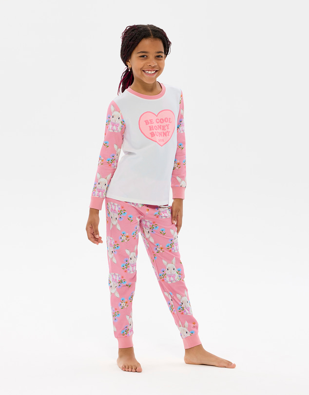 Rock Your Kid - Honey Bunny Long Sleeve Belle Sleep Set