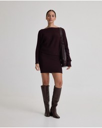 Oxford - Juliette Knitted Rib Dress