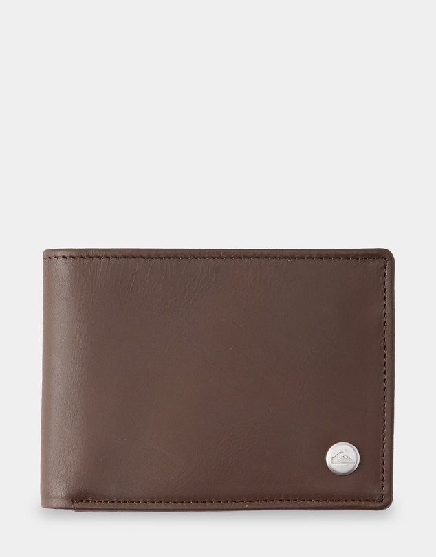 Quiksilver - Mens Mac Tri Fold Leather Wallet