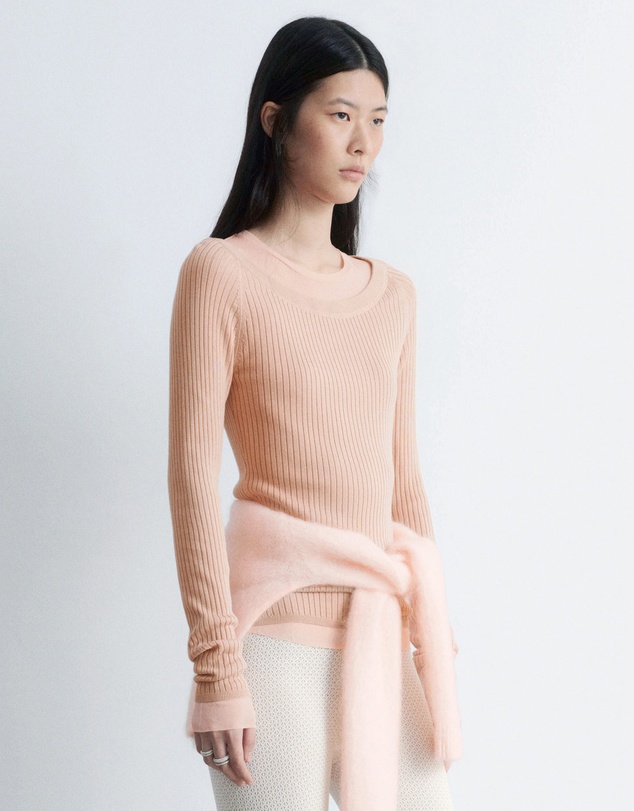 & Other Stories - Boat-Neck Rib-Knit Top