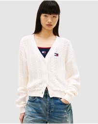Tommy Jeans - Boxy Garmentdye Cardigan