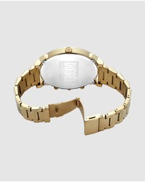 Diesel - Mr. Daddy Slim Gold Tone Analogue Watch