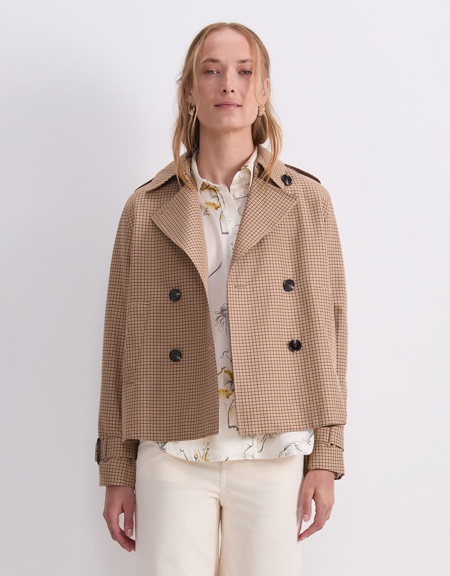 Sportscraft - Audrey Crop Check Trench