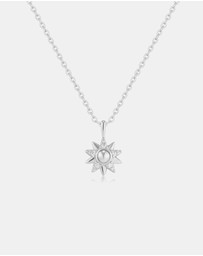 Ania Haie - Ania Haie Silver Sunburst Necklace