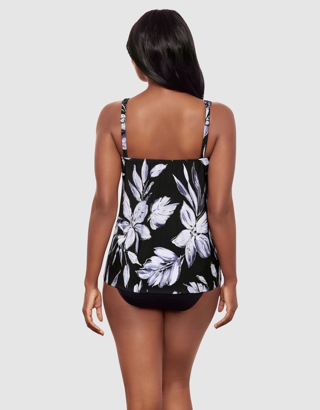 Miraclesuit Swimwear  - Fiore di Luna Mirage Loose Fit Slimming Underwired Tankini Top