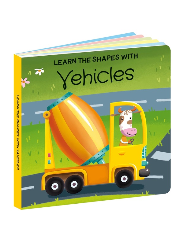 Sassi - 3D Puzzle And Book Learn Colours Vehicles