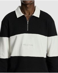 yd. - Trenton Long Sleeve Polo Shirt