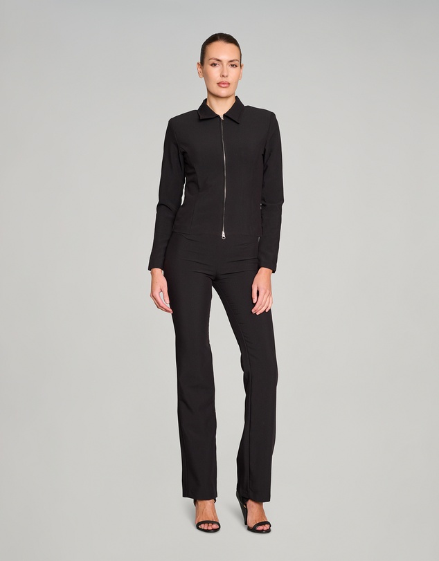 Love and Nostalgia - Motor Running Zip Jacket - Black