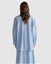 Decjuba - D-Luxe Poplin Stripe Shirt