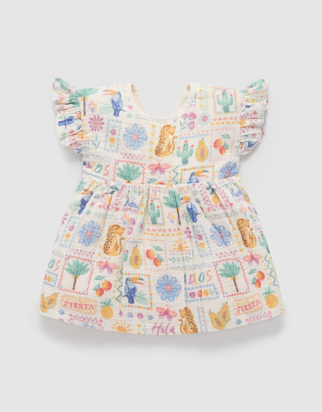Purebaby - Postcard Dress -Kids-Babies