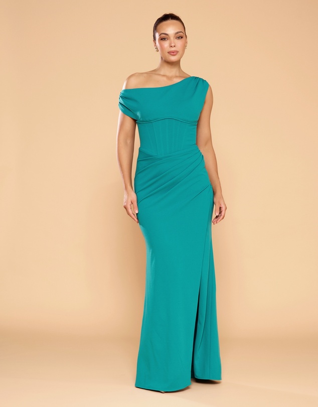 CATHERINE FERRARO - Nicolina Off Shoulder Gown
