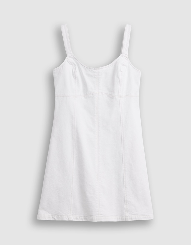 GAP - Sleeveless Paneled Denim Mini Dress