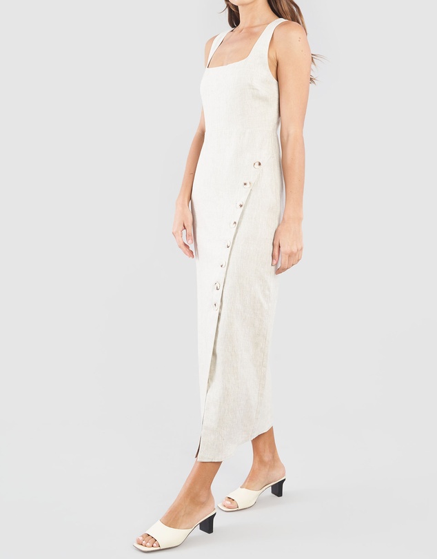 Amelius - Imari Linen Midi Dress
