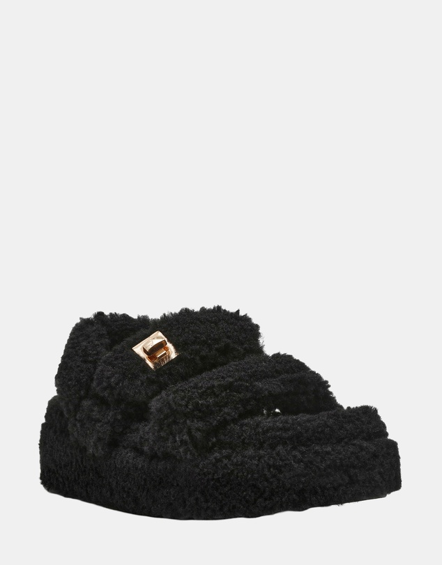 Steve Madden - Bigmona-F Black Sandals