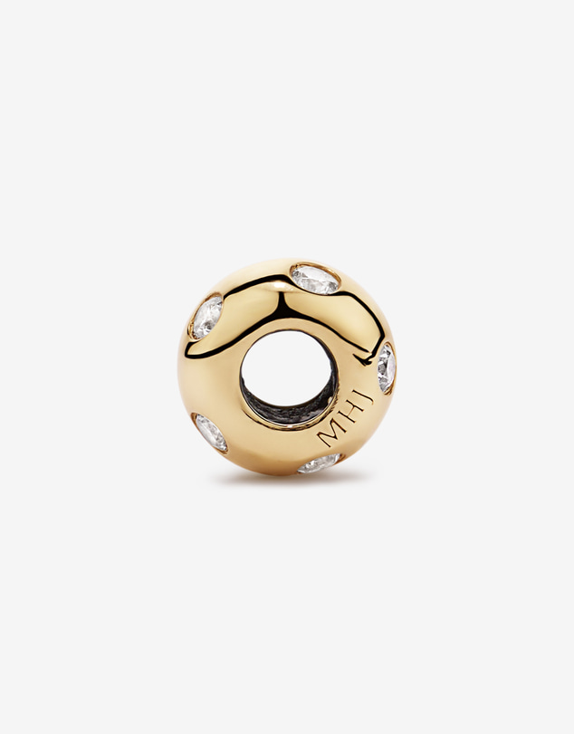 Michael Hill - Pendant Spacer with Cubic Zirconia in 18kt Gold Vermeil