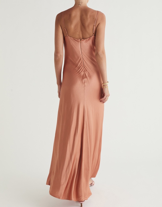 MOS The Label - Calista Cowl Neck Midi Dress