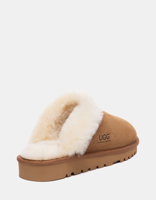 EVERAU - Australian Shepherd Ugg Liora Slipper Cow Suede Upper House Shoes