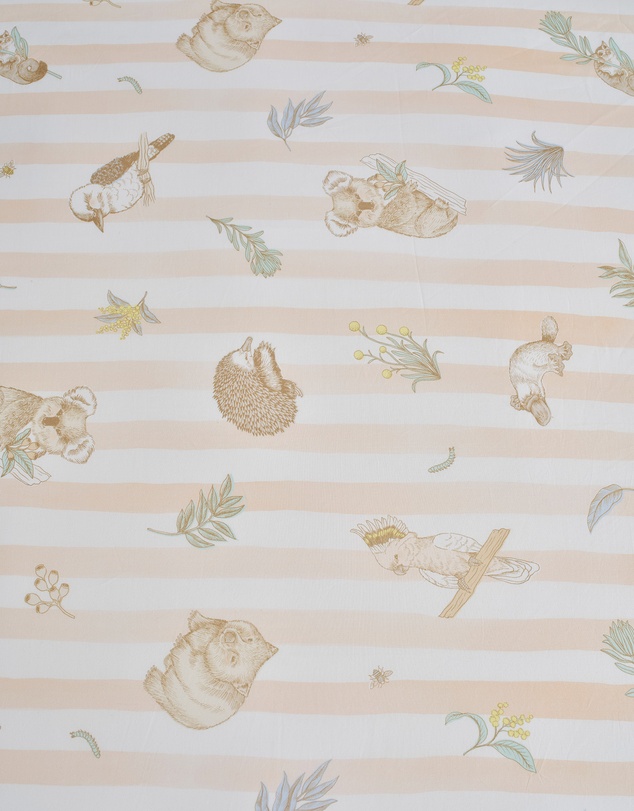 Linen House Kids - Bush Walk Fitted Sheet + Pillowcase Set