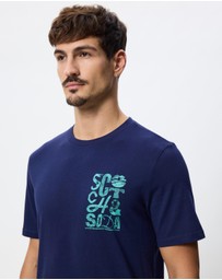 Scotch & Soda - Regular Fit Left Chest Logo T-Shirt