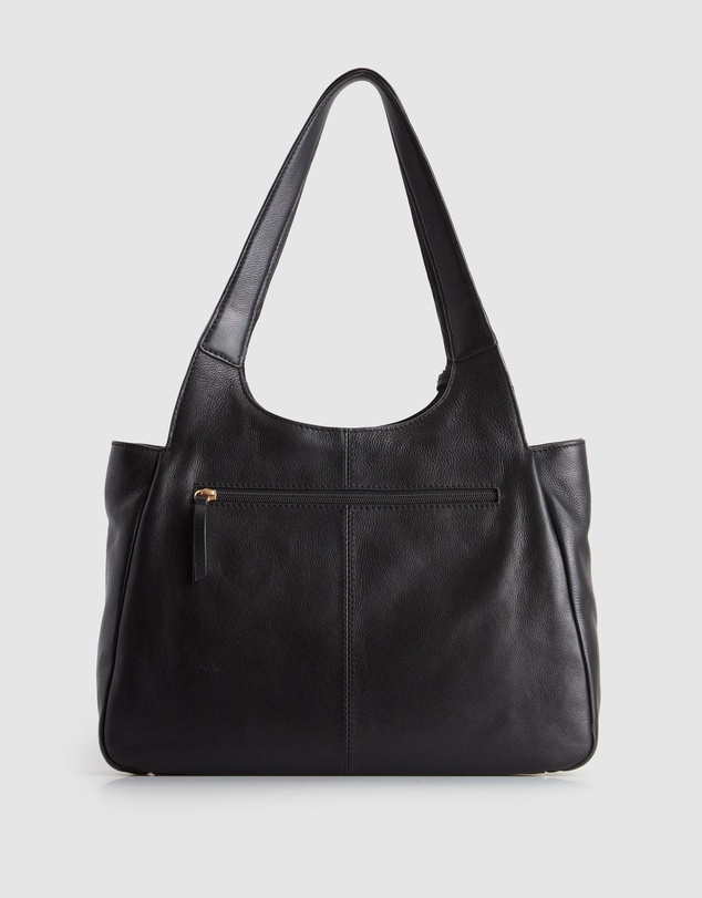 Evity - Clara Leather Charm Tote Bag