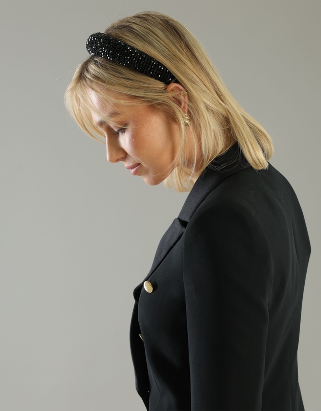 Morgan & Taylor - Avalyn Headband in Black