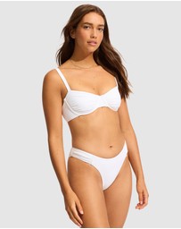 Seafolly - Seafolly Collective High Leg Ruched Side Bikini Bottom