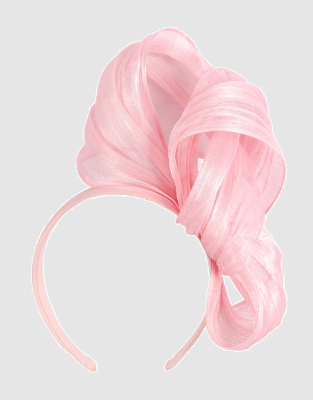 Fillies Collection - Bespoke Pink Bow Racing Fascinator