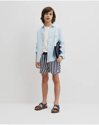 Country Road - Teen Stripe Board Short