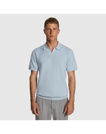 yd. - Salford Knitted Polo Shirt