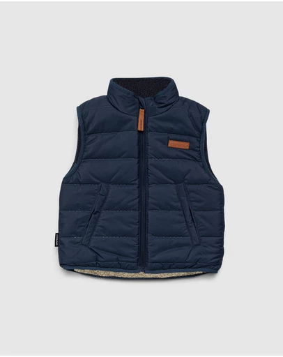 Crywolf - REVERSIBLE YETI VEST Ash Colourblock