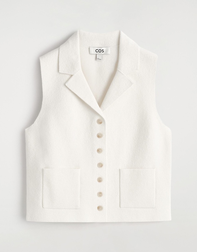 COS - Boucle-Knit Waistcoat