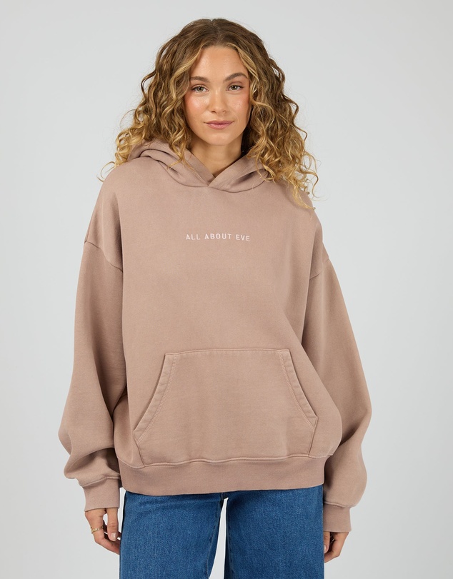 All About Eve - Aae Washed Box Hoodie Fawn
