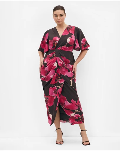 City Chic - Braelynn Print Maxi Dress