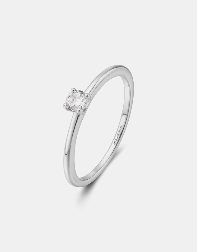 Ania Haie - Silver Classic Slim Stacking Ring