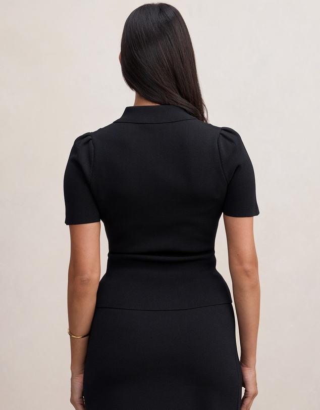 Forever New - Esther Button Knitted Top