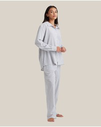 Papinelle - Sabine Seersucker Stripe Boyfriend Shirt