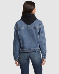 GUESS - GUESS JEANS Denim Trucker Jacket