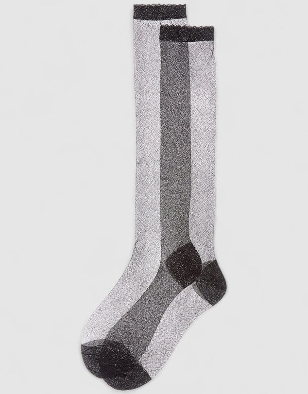 High Heel Jungle - Sheer Magic Knee Sock Black