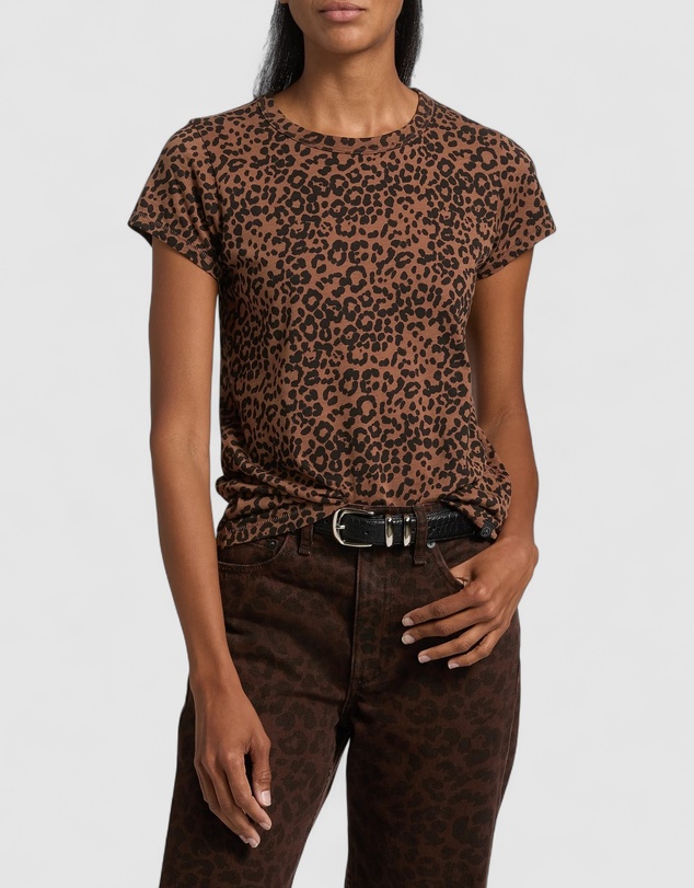 rag & bone - All Over Leopard Tee