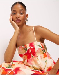 Revibe - Repaired AERE Aniya Linen Maxi Dress - AU 12