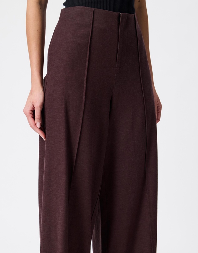 Tussah - Esme Pintuck Linen Blend Wide Leg Pants