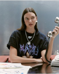 MAKU - Chrome Flower Oversized Tee