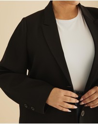 Atmos&Here Curvy - Mika Longline Blazer Coat