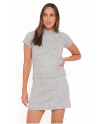Petal & Pup - Edwards Knit Skirt Set - Grey